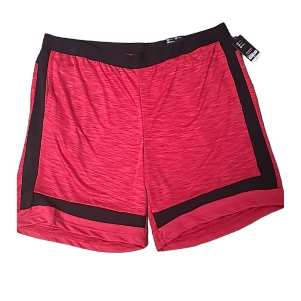 XERSION MENS BIG & TALL RED AND BLACK BASKETBALL SHORTS SIZE 3XLT - Picture 2 of 9
